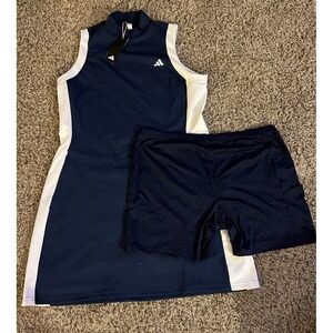Adidas Ultimate365 Rib Navy/White Dress  With Shirts Size XL New